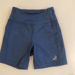 ASICS Women's Size XS  Royal Blue Spandex Athletic Shorts - very new